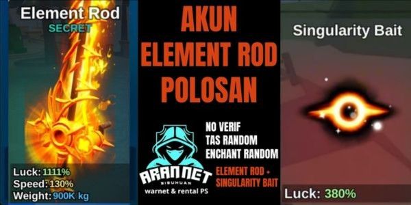 एकाउंट ELEMENT ROD बिना किसी अतिरिक्त चीज़ के