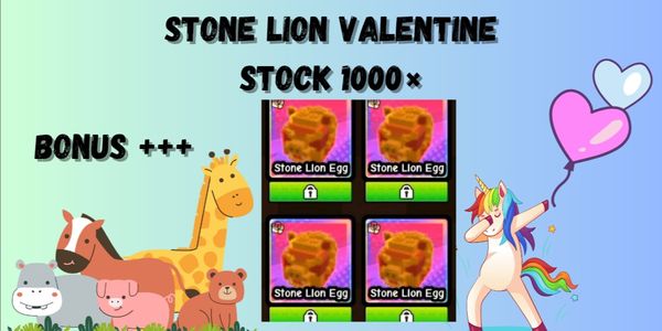 Stone Lion Egg Valentine Build A Zoo Extra Bonus!!