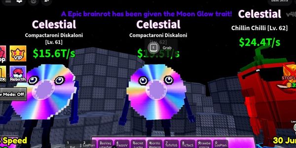 Survive Lava Brainrot: Celestial Compactaroni Diskaloni Per 10 Level