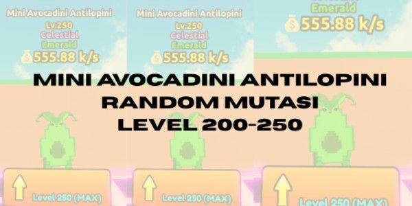 Mini Emerald Avocadini Antilopini - Random Mutation