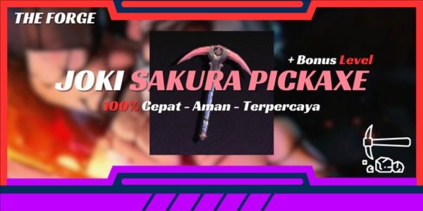 Joki Sakura Pickaxe | Pickaxe | The Forge