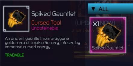 Spiked Gauntlet - Jujutsu Infinite