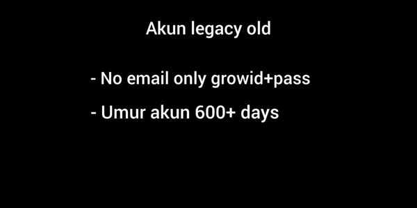 Akun legacy old lvl 125