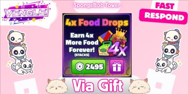 4x Food Drops