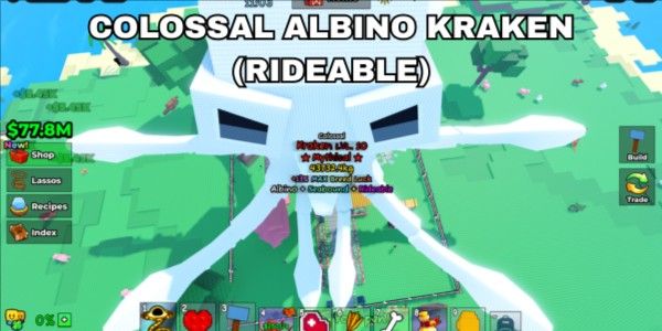 Colossal Albino Kraken (Rideable + Level Max)