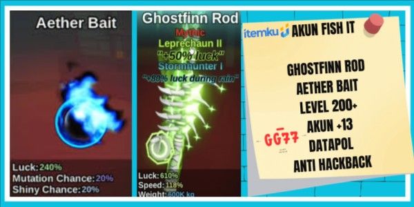AKUN GHOSTFINN + AETHER BAIT