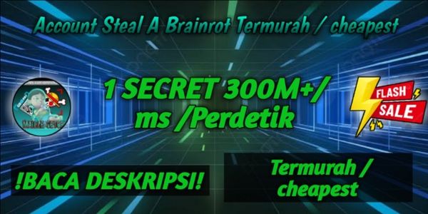 Account Steal A Brainrot Termurah / Cheapest