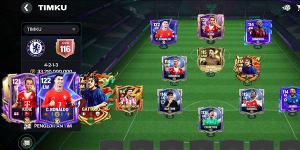 AKUN FCM OVR 116 GG
