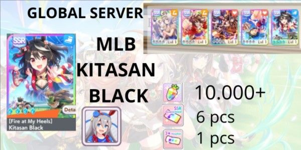 [Global] Starter Account MLB Kitasan Black6 - Uma Musume Pretty Derby