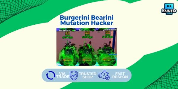 Burgerini Bearini Mutation Hacker - Escape Tsunami For Brainrots