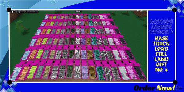 Akun Lumber Tycoon 2 BASE TRUCK LOAD FULL LAND GIFT NO.4