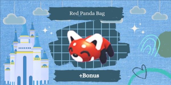 Red Panda Bag + Bonus