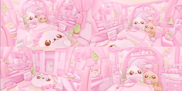 Bunny Pink Tiny Grinding House Adopt Me