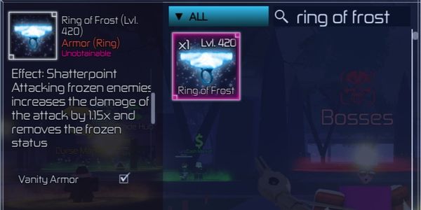 Ring of Frost | Jujutsu Infinite