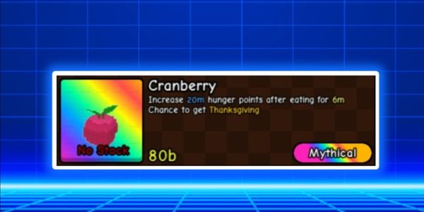 1 Cranberry