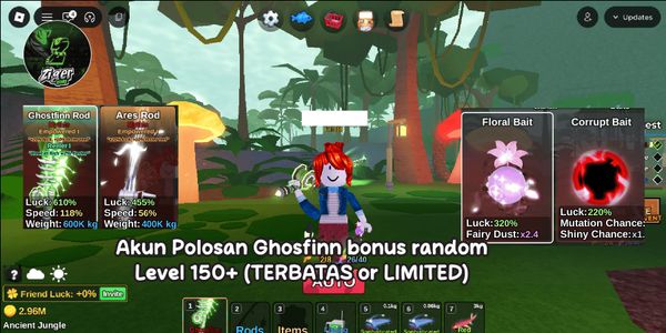 Ghosfinn Plain Account random bonus (LIMITED or LIMITED)