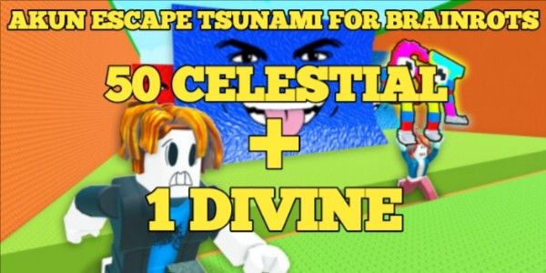 ACCOUNT 50 CELESTIAL + 1 DIVINE BRAINROTS