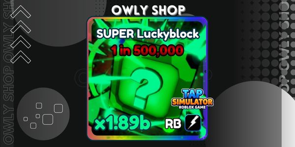 Secret Rainbow Electric SUPER luckyblock Max Level | Tap Simulator