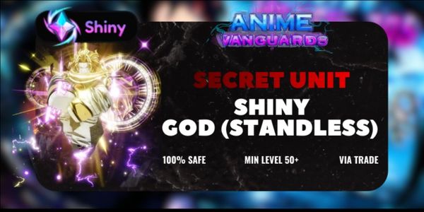 Shiny God (Standless) / Shiny Dio + Evo Item