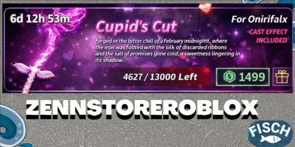 Buy Item Cupid's Cut | SKIN ROD ONIRIFALX | FISCH Fisch cheapest May ...
