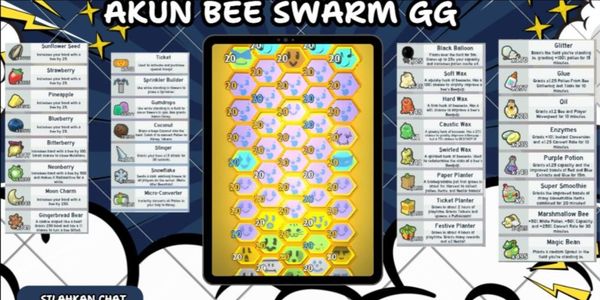 Akun GG Full lvl 20 Blue Hive (details in description) - Bee Swarm Simulator