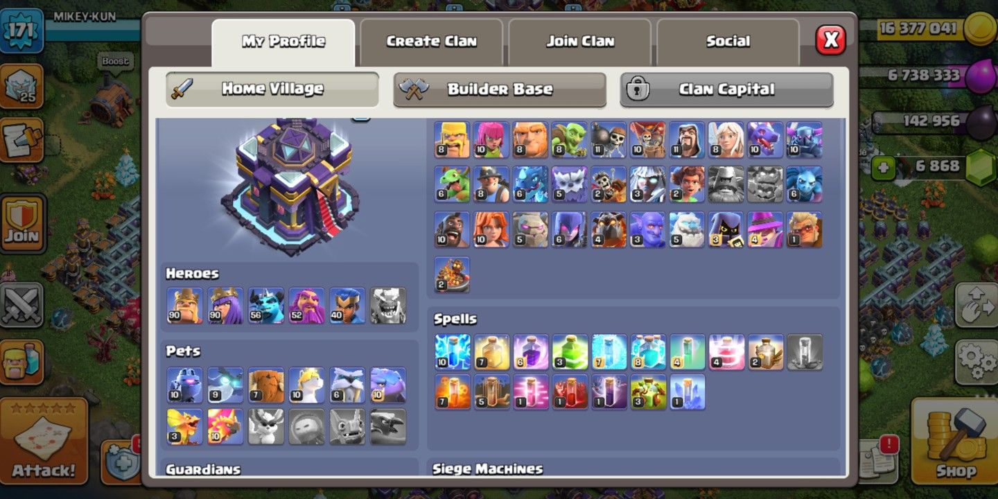 TH15 ALMOST MAX | EXP 171 | MIKEYKUN | HERO 90 90 56 52 40 | GEMS 6868 | CN 1000 2