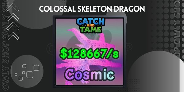 Colossal Skeleton Dragon Level Max - Catch And Tame!