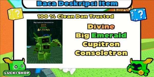 Big Emerald Cupitron Consoletron