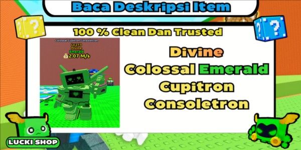 Colossal Emerald Cupitron Consoletron