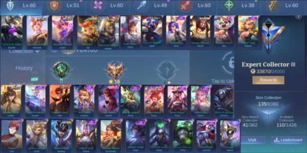 (175) Akun Mlbb Emblem Max 4 Dm 157 Sisa Gg,Sanrio Floryn Col Nata Zodiac Hellcurt skin deluxe 29