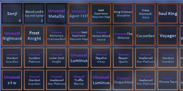 New List Unusual Mythic & Legend Skin Check Description | A Universal Time