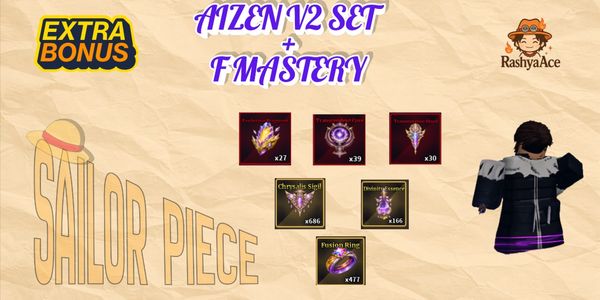 Aizen V2/True Aizen Set + F MOVE/MAX MASTERY | Sailor Piece | CHEAP + EXTRA BONUS