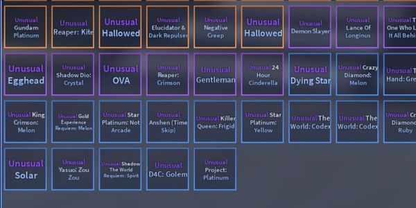  New Unusual List Epic & Rare Skin Check Description | A Universal time to 