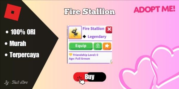 Fire Stallion Adopt Me