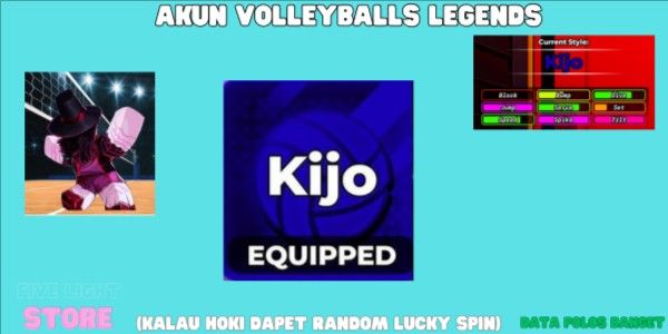 Kijo (Style) | PLAIN DATA +13 | INSTANT DELIVERY | NO SCRIPT | - Volleyball Legends