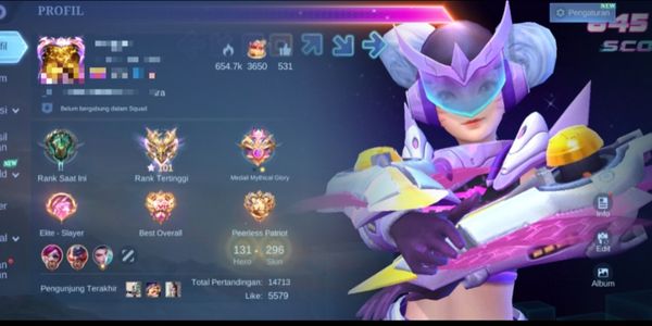 amz94 menjual akun Colector Wanwan,wr bagus,skin cakep,efek melimpah,emot melimpah, emblem all max,mumer aja kak