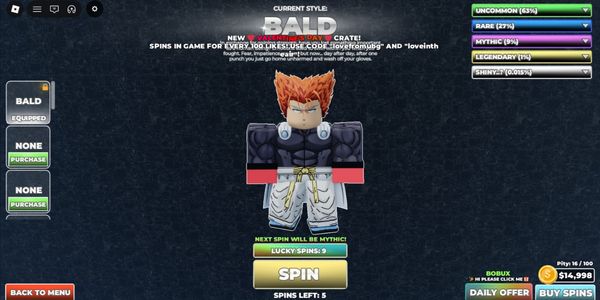 Akun Style BALD | Untitled Boxing Game