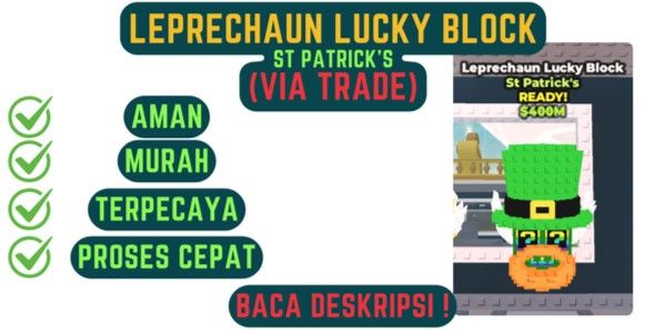 Leprechaun Glücksblock