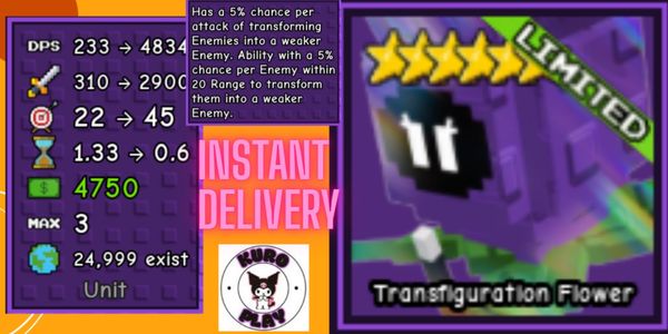 Transfiguration Flower - Garden Tower Defense