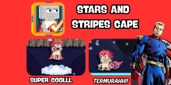 Stars And Stripes Cape (Double Jump)