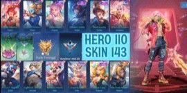 Fedrinn Skin Sparkle | EPIC Skin Banyak | Kolektor Ahli III | EX Glory 73 | Emblem All Max | Recall Bagus