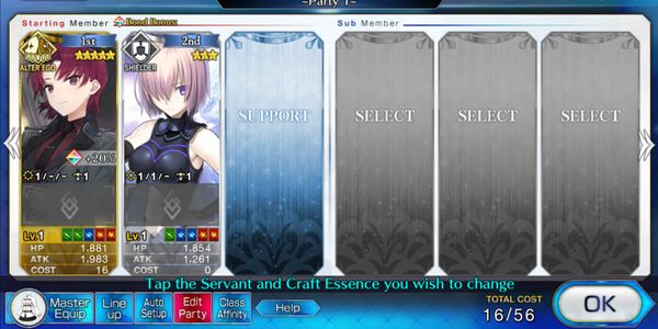 FGO NA Starter 1 SSR Manannan mac Lir/Bazett