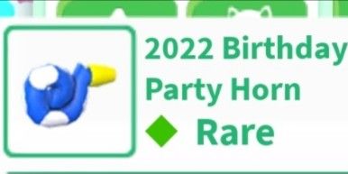 birthday 2022 party horn