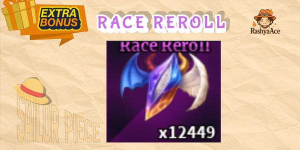 1000 Race Reroll | CHEAP + EXTRA BONUS | Sailor Piece