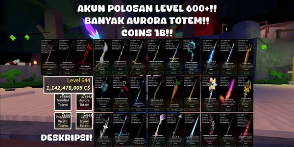 LEVEL 600+ BLANK ACCOUNT (DESCRIPTION)