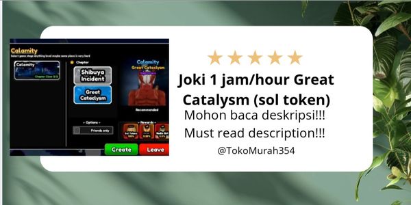 Boost 1 ora Great Catalysm (sol token)