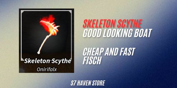 Buy Item Skeleton Scythe / Second Years Scythe | Onirifalx Rod Skin ...