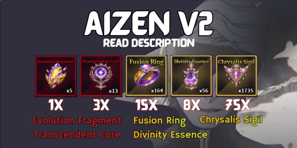 Buy Item Aizen V2 Set - Sailor Piece Sailor Piece cheapest July 2026 ...