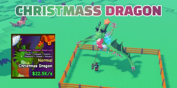 Christmas Dragon (Exclusive) - Catch And Tame!
