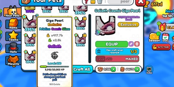 {ALL WORLD} Giga Pearl 395% 417,7B Stat